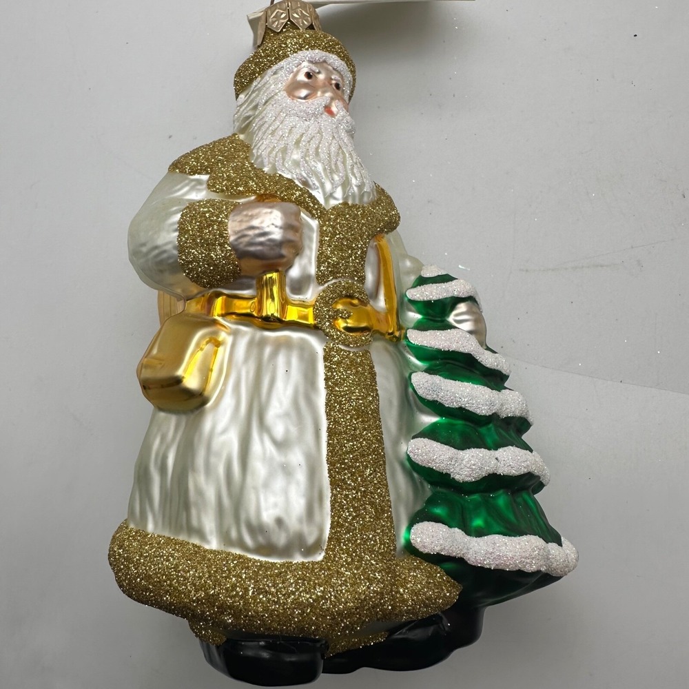 1998‎ Patricia Breen Father Christmas Pearl 6" Ornament HCB Exclusive